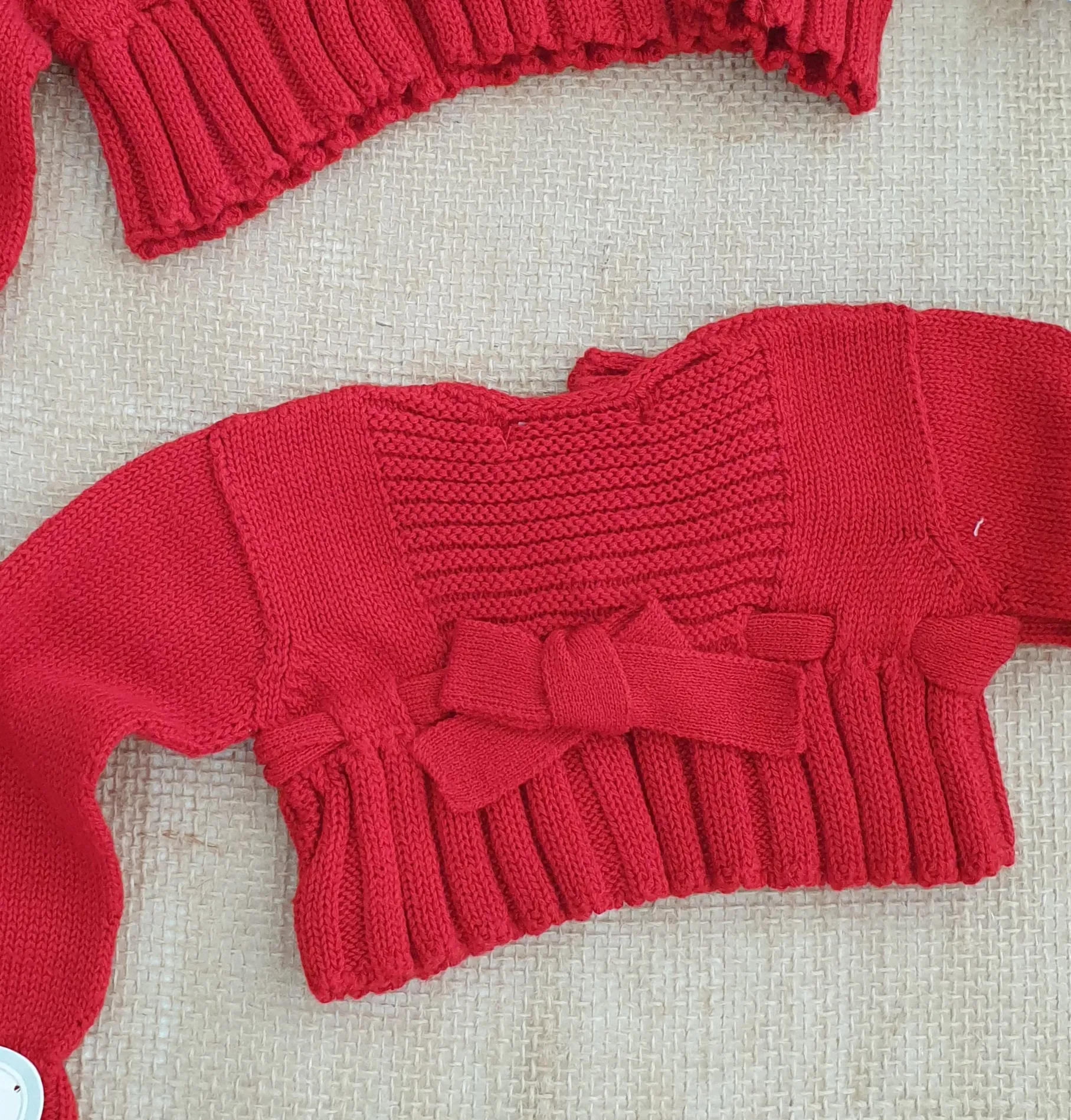 A Chaqueta de Punto niña Verano R110096 Rojo
