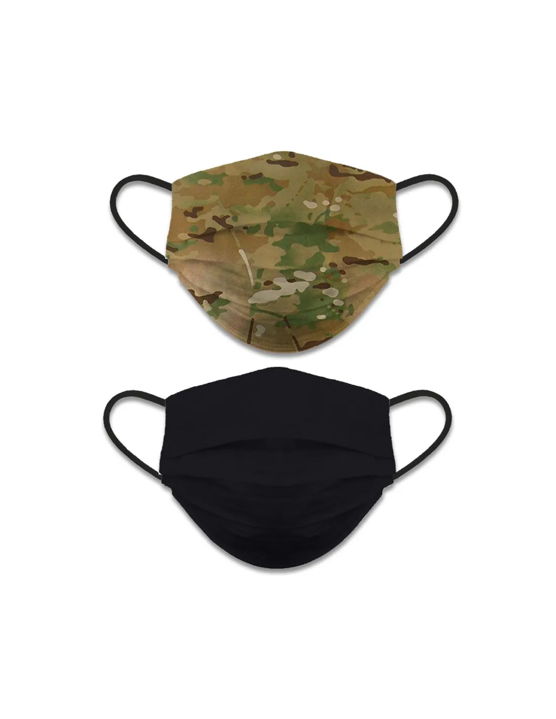 Accesorio facial reversible Nivel 3, Camo Negro