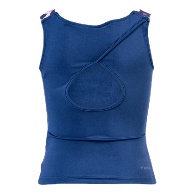 Adidas Girl Keyhole Tank Blue