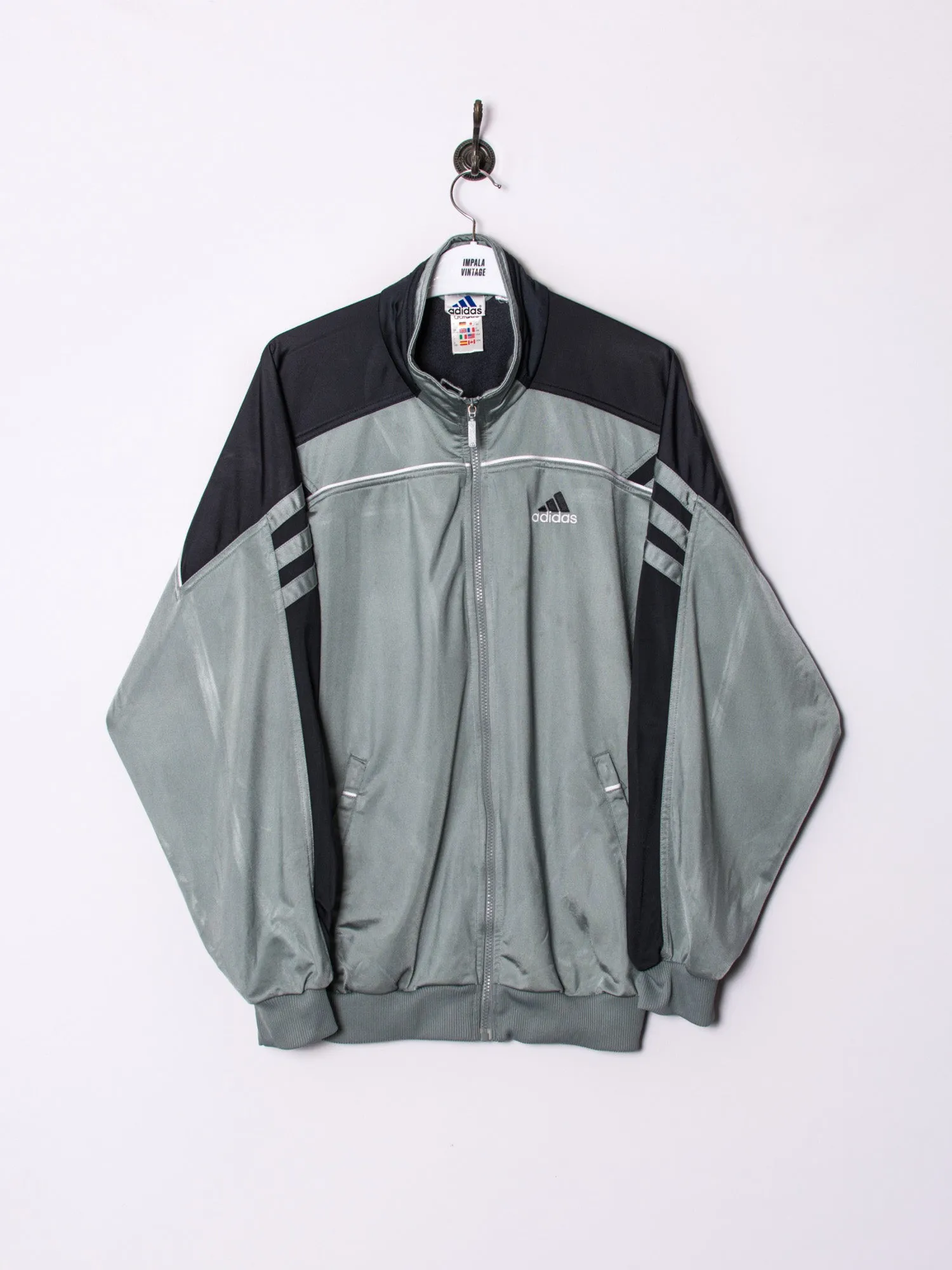 Adidas Grey & Black Track Jacket