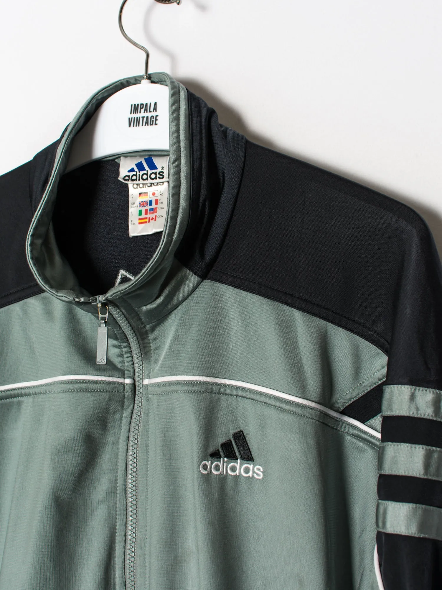 Adidas Grey & Black Track Jacket