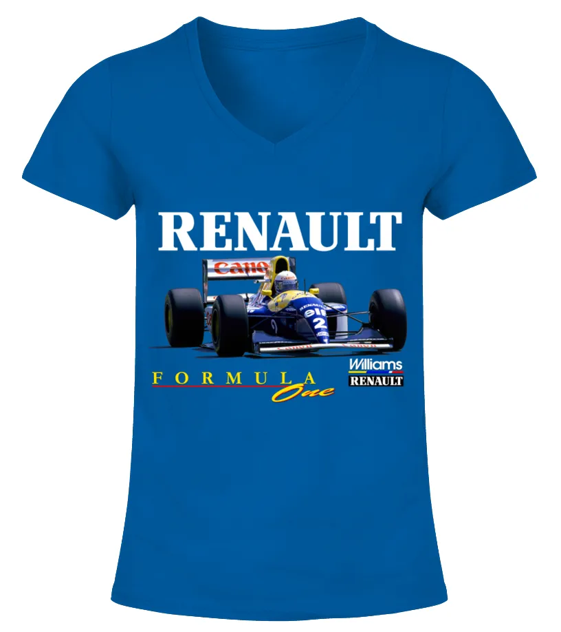 Alain Prost BL (2) Camiseta cuello pico Mujer