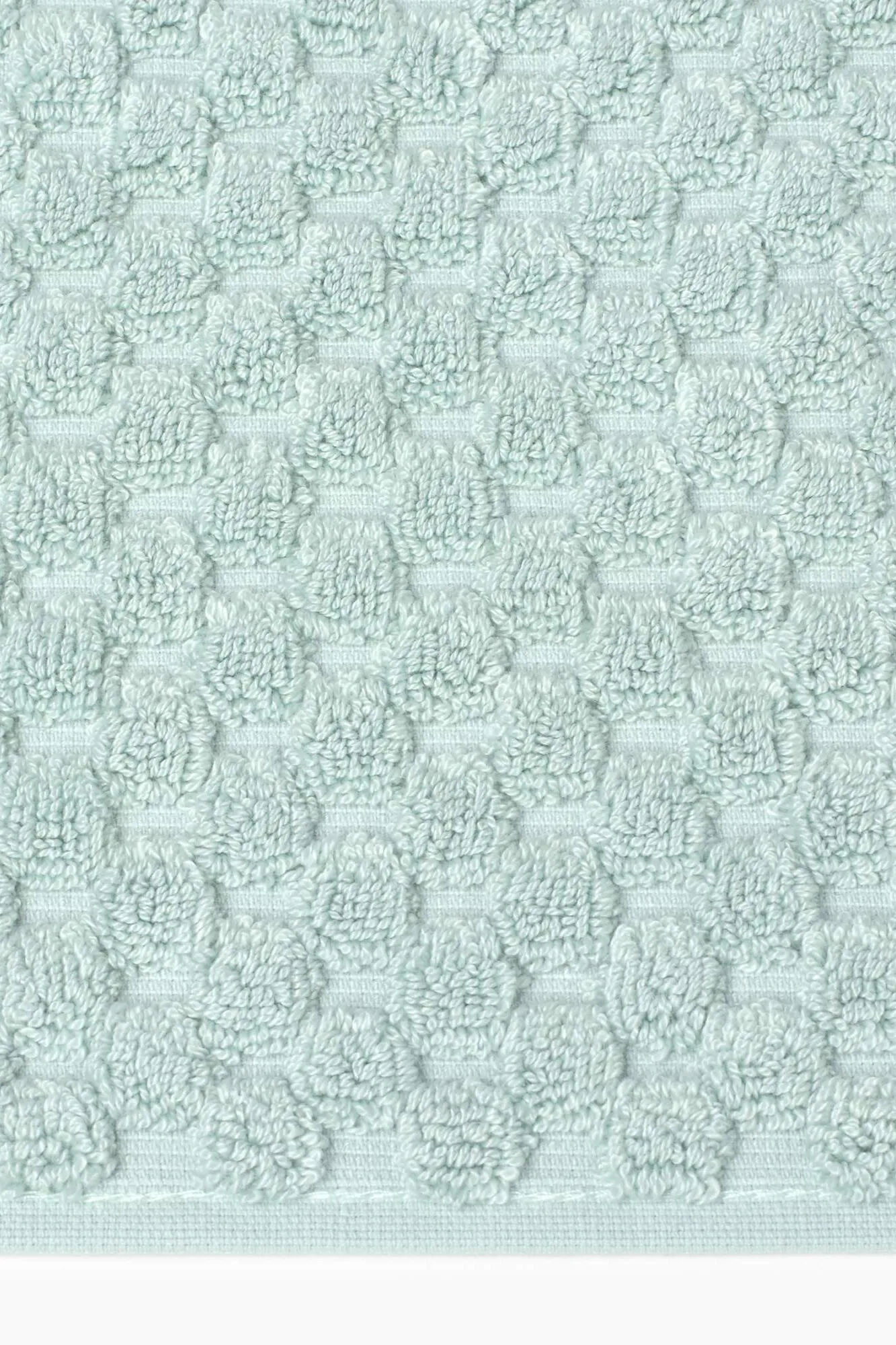 Alfombra baño rizo algodón bambú 50x70cm.