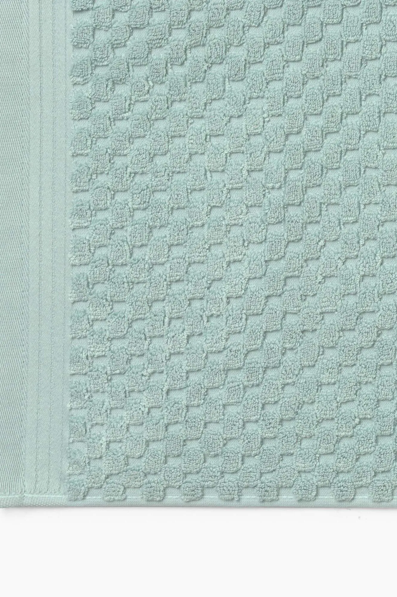 Alfombra baño rizo algodón bambú 50x70cm.