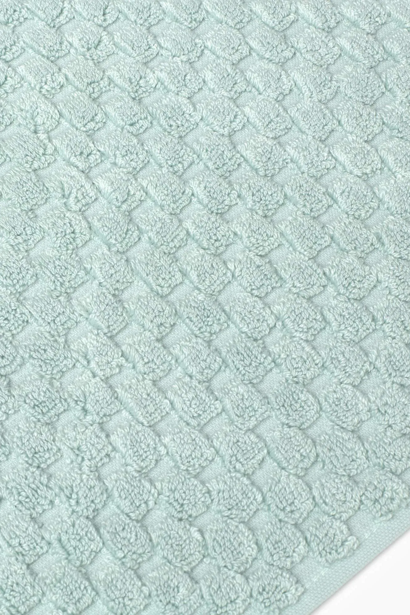 Alfombra baño rizo algodón bambú 50x70cm.