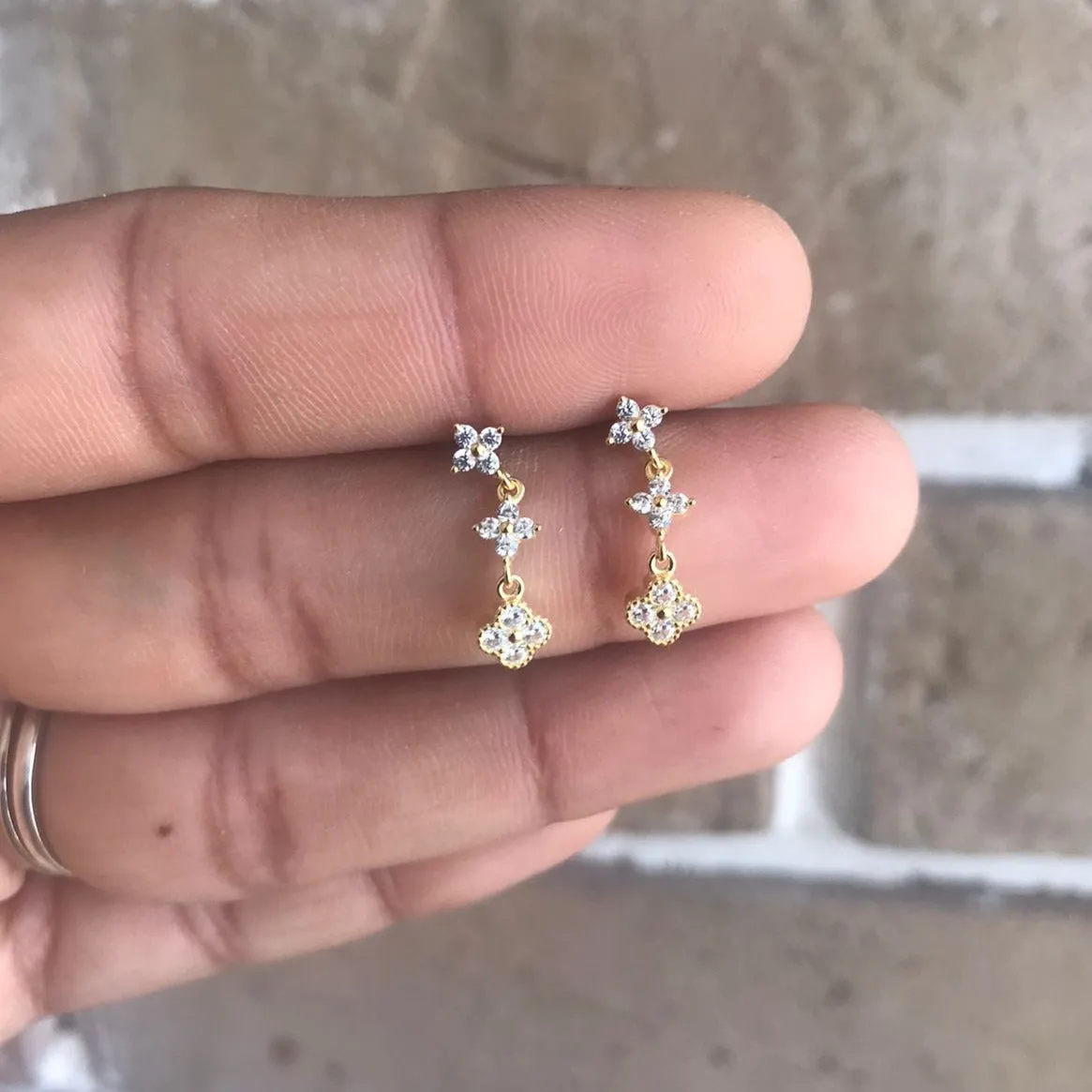 Aretes Lluvia de Flores
