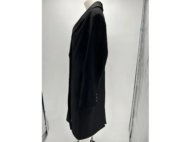 Autre Marque LOULOU STUDIO Abrigos T.Internacional L Lana Negro 