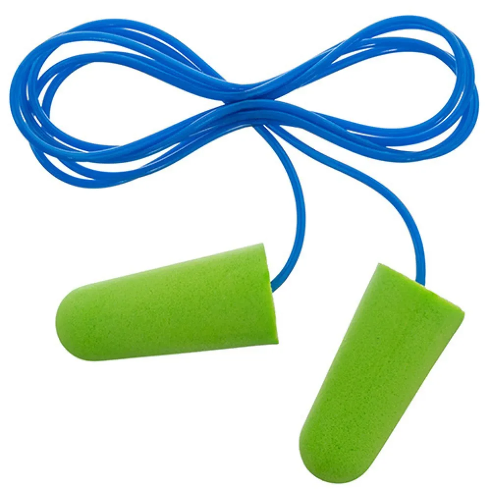 BSAFETY SILENTO UNO TAPONES PARA LOS OíDOS DESECHABLES CON CABLE, 100 PARES/PAQUETE