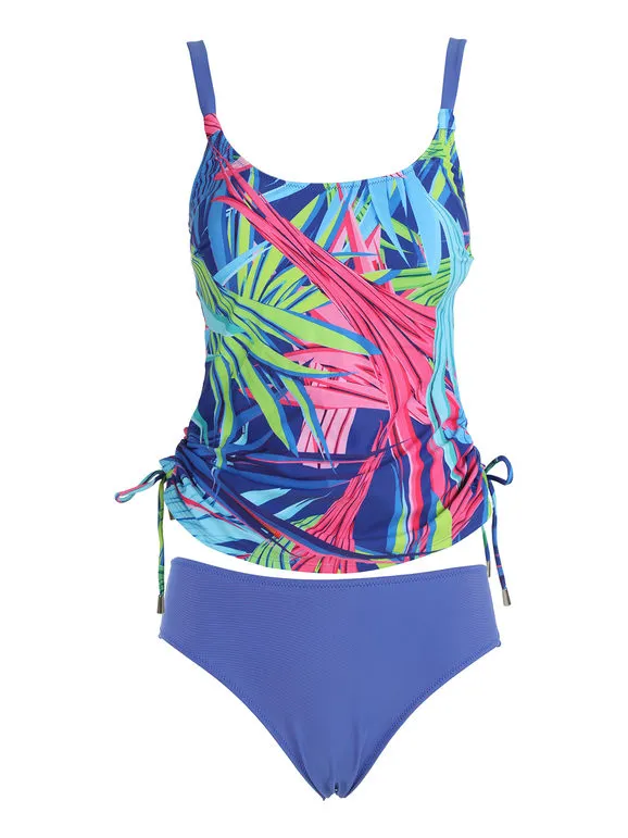 Bikini 4 You Tankini de mujer colorido con braguita