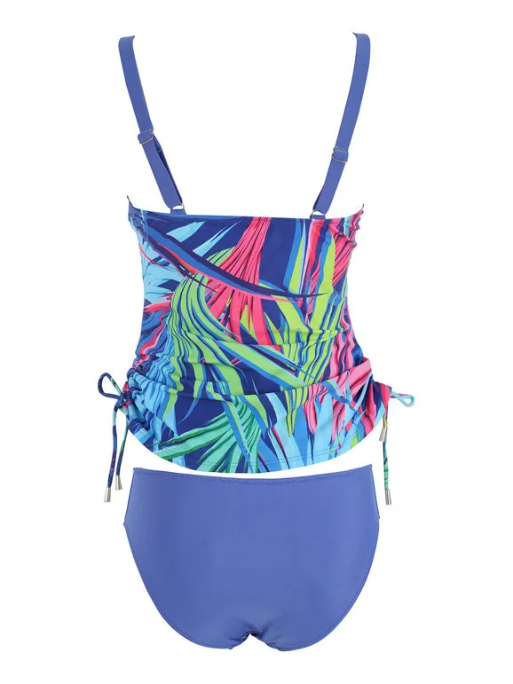 Bikini 4 You Tankini de mujer colorido con braguita