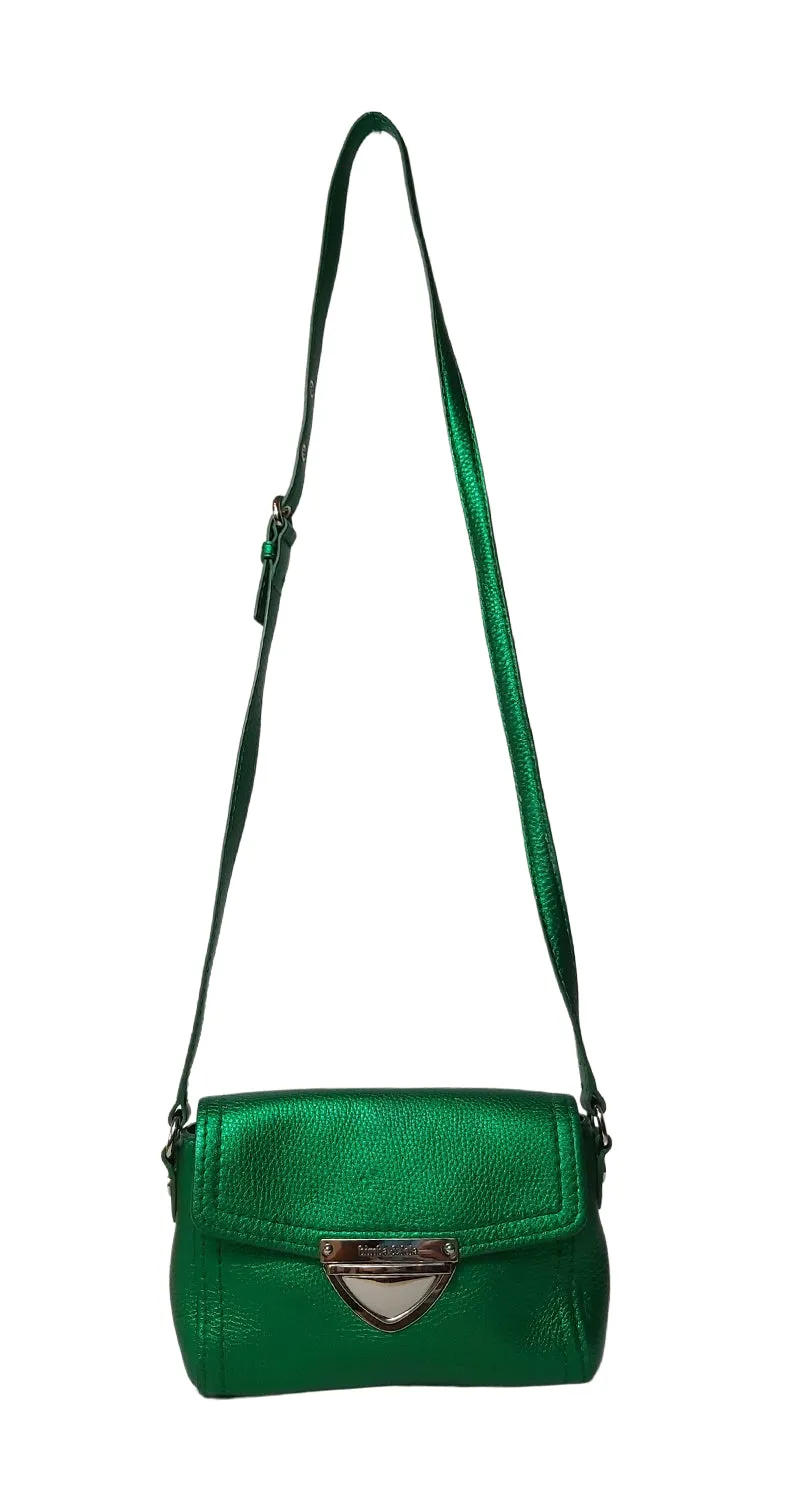 BIMBA Y LOLA Bandolera Verde Metálico