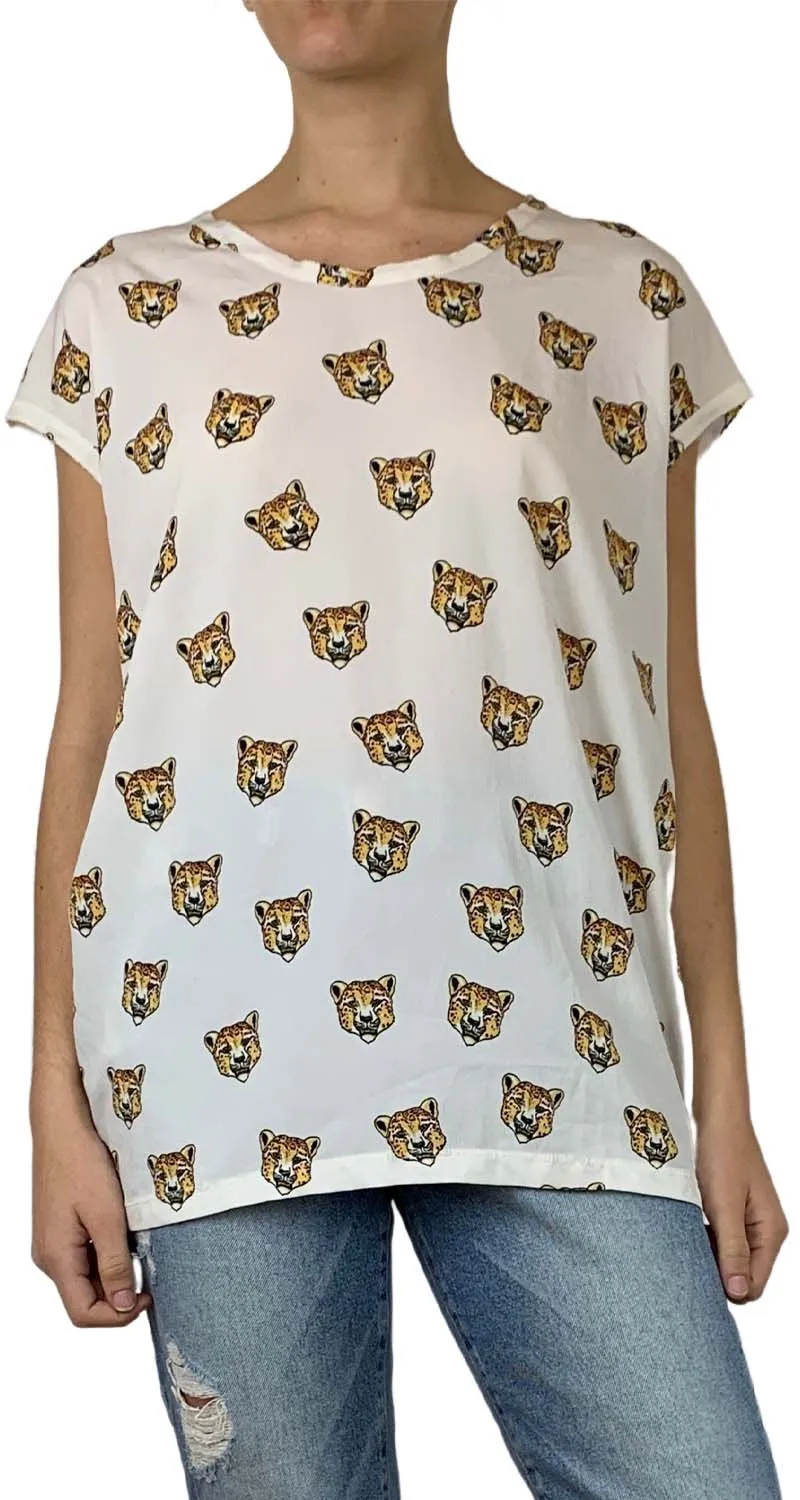 BIMBA Y LOLA Polera Talk to my Tigers