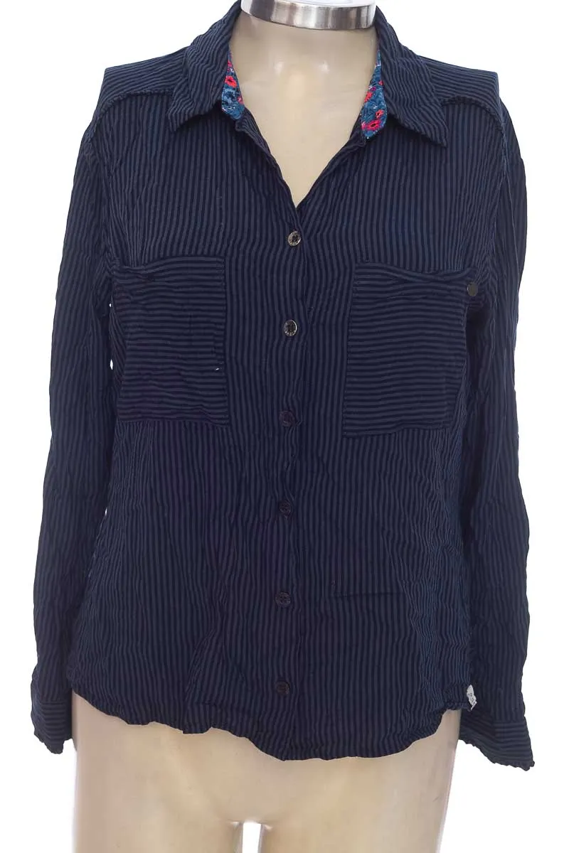 BLUSA COLOR AZUL  ESPRIT
