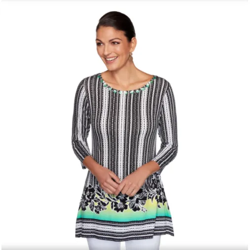 BLUSA TROPICAL MULTICOLOR X RUBY RD