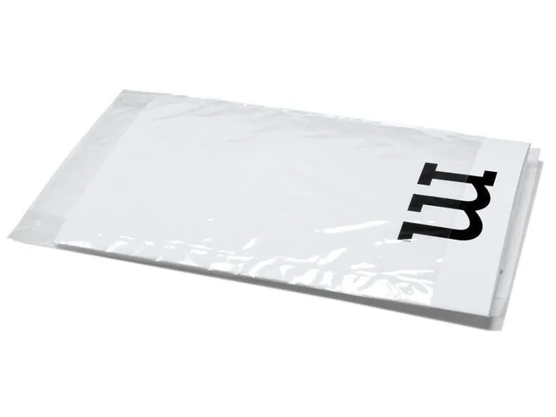Bolsa plana de celofán, transparente