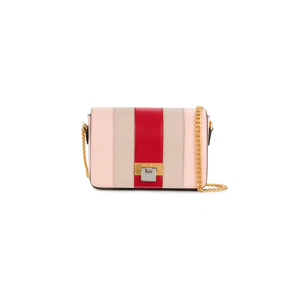 Bolso de Piel VISONE Nicole Color Nude