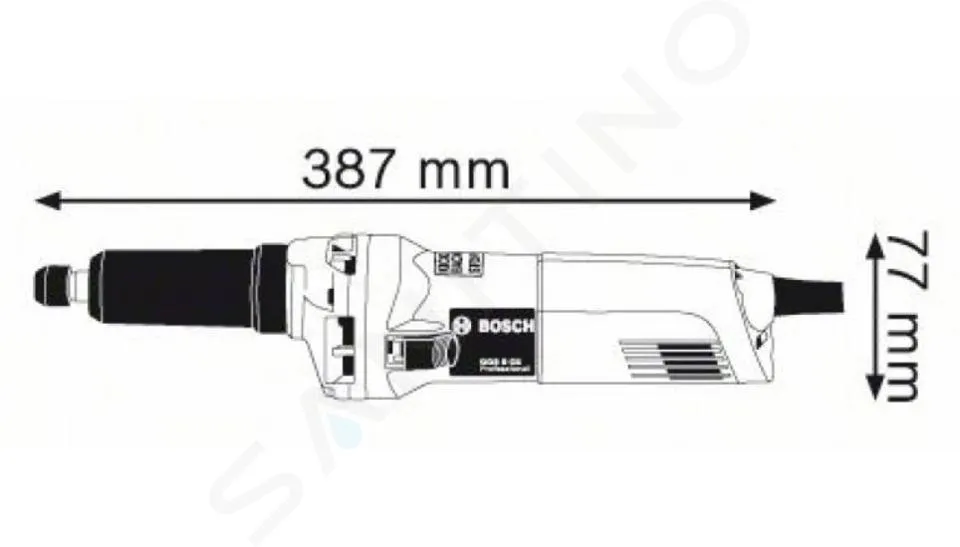 BOSCH HERRAMIENTAS  AMOLADORA RECTA 750 W 0601222100