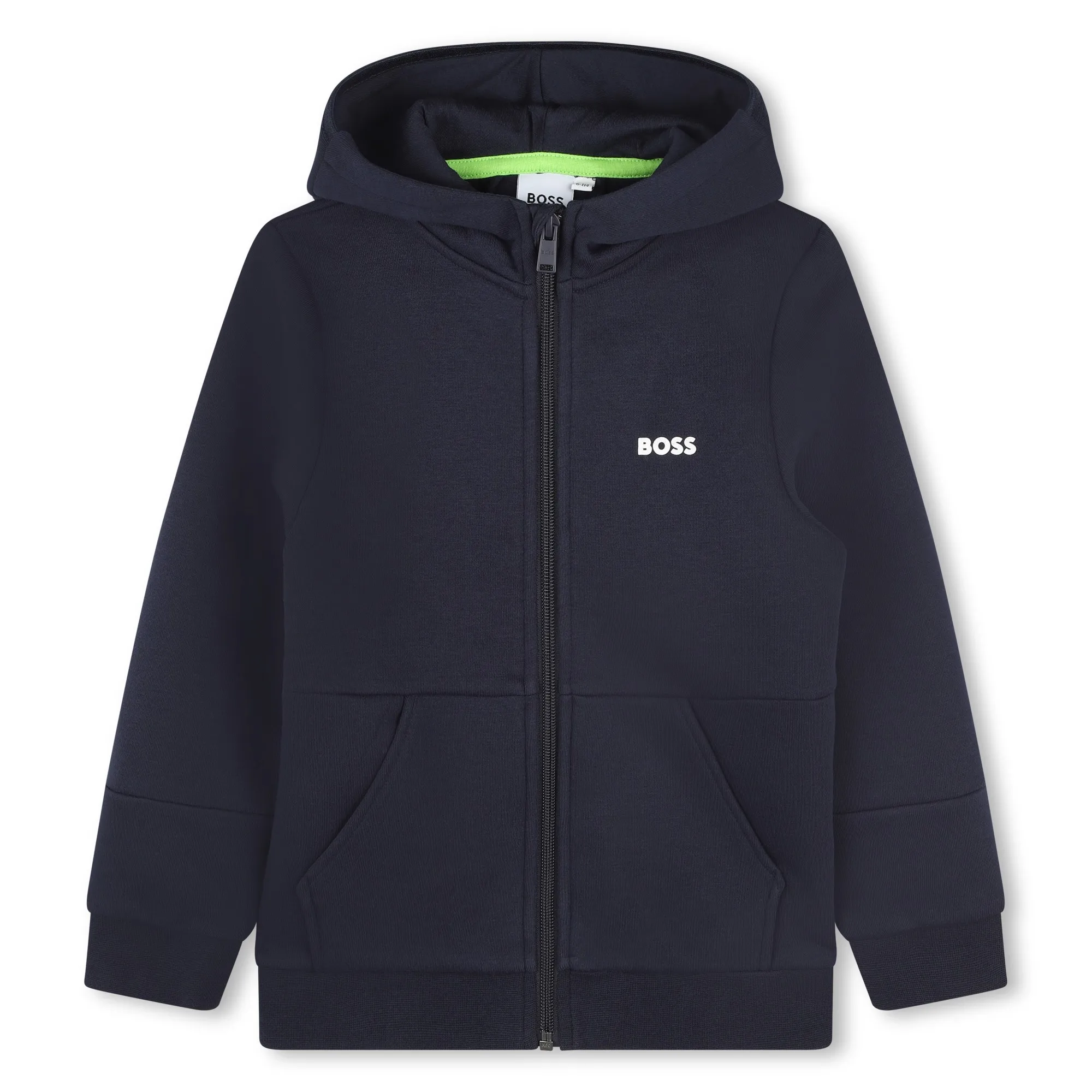 BOSS Sudadera con cremallera y logo