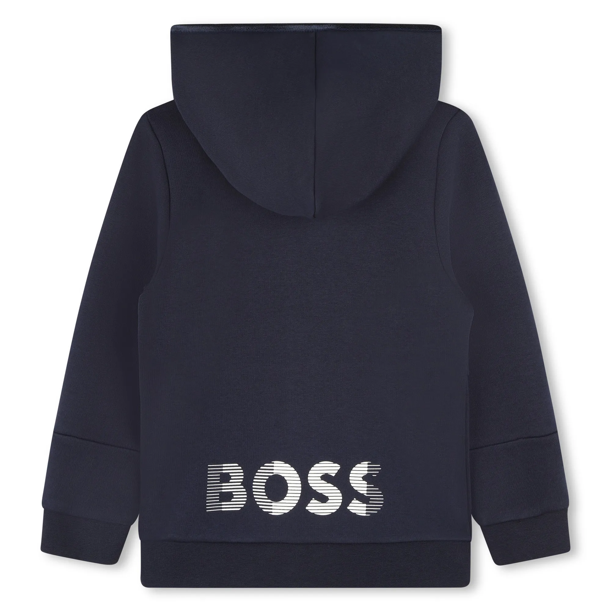 BOSS Sudadera con cremallera y logo