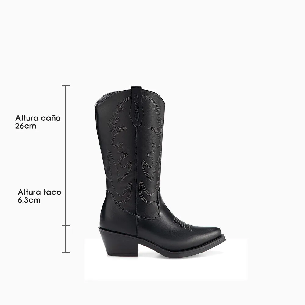 Bota Mujer Ventura Negro Weide