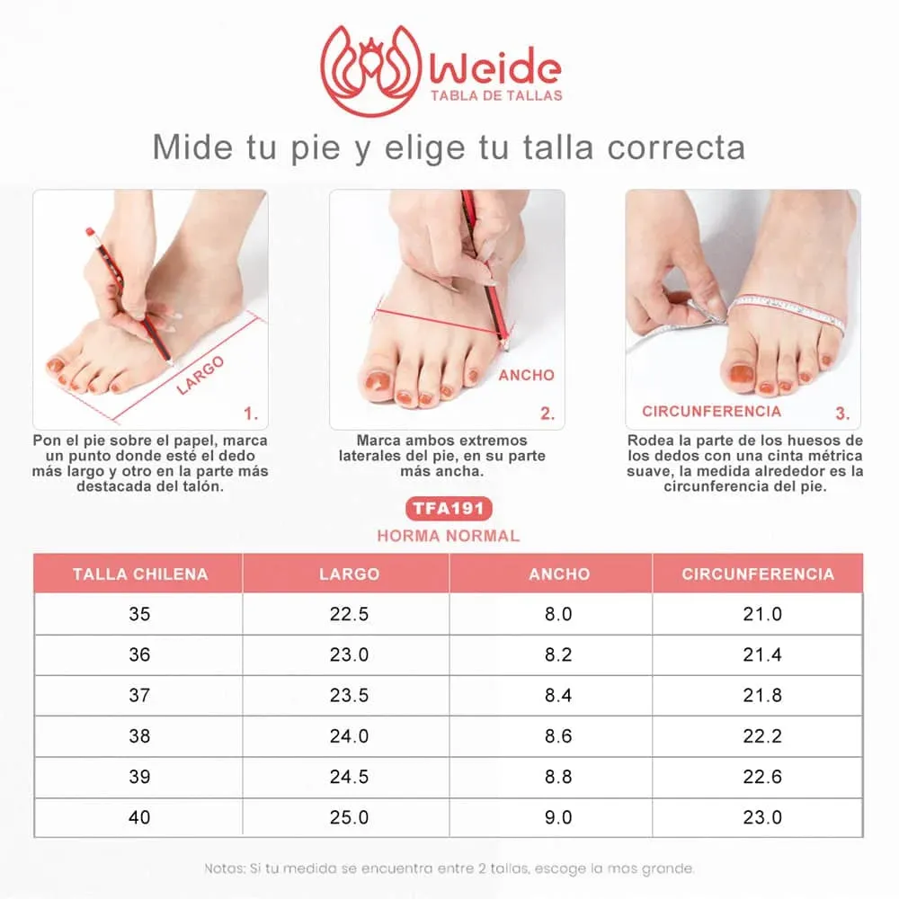 BOTAS DE NIEVE MUJER NEGRO WEIDE TFA191