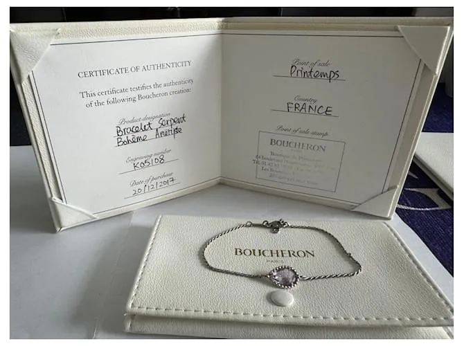 Boucheron Adornos Blanco 