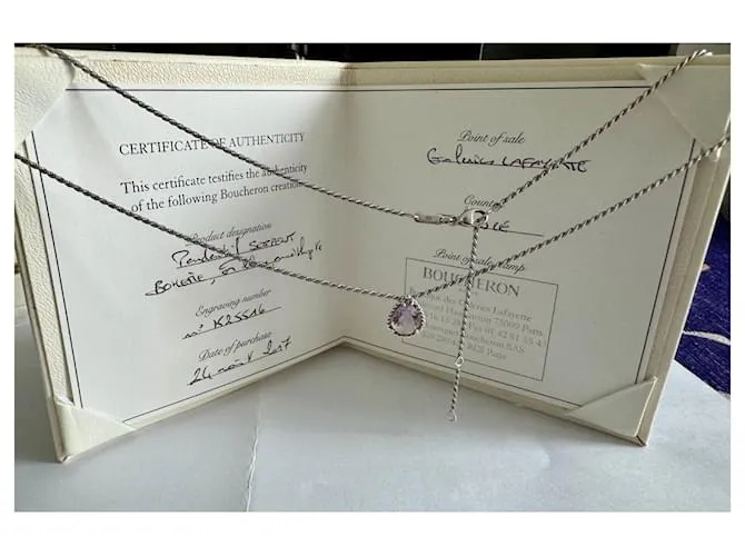 Boucheron Adornos Blanco 