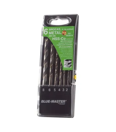 BROCA HSSCO JGO 10PZS BLUE MASTER 110MM DC9312