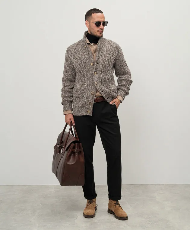 Brunello Cucinelli Black chinos