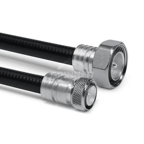 CABLE COAXIAL CONFECCIONADO SF 1/2"50PE 716 MACHO 4.310 MACHO PARA ATORNILLAR DE LA MANO 1.5 M