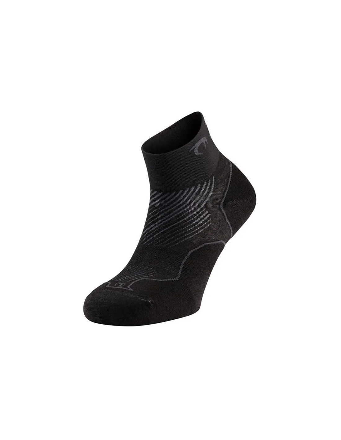 Calcetines tobilleros de running Lurbel Distance Unisex Black