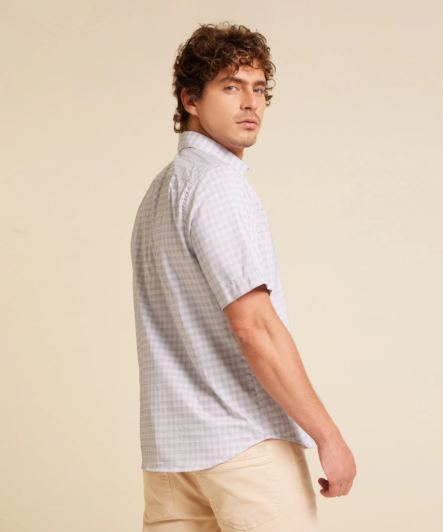 CAMISA A RAYAS MANGA CORTA