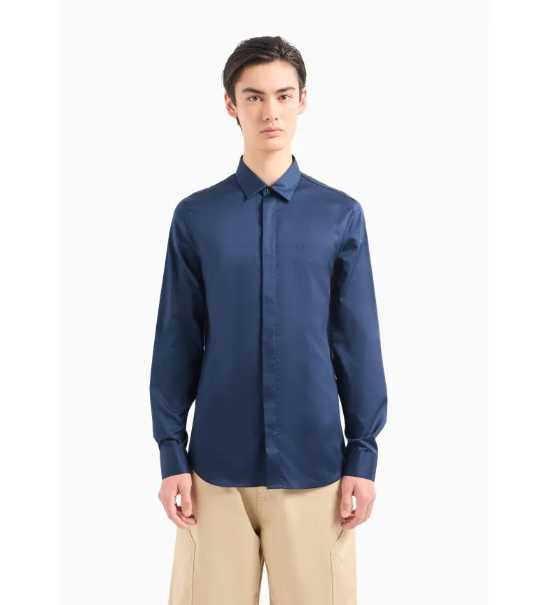 Camisa Clásica marino