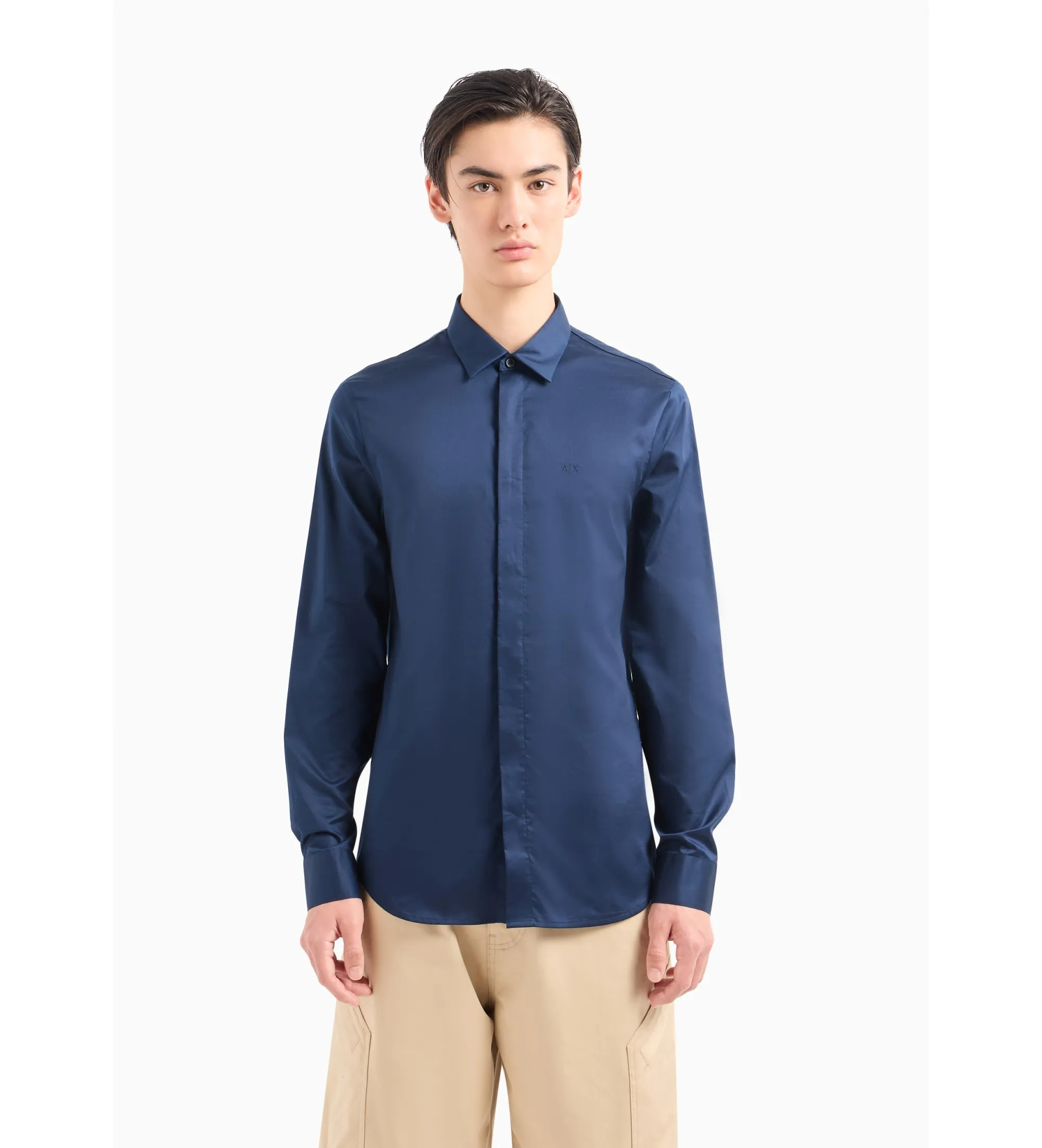Camisa Clásica marino