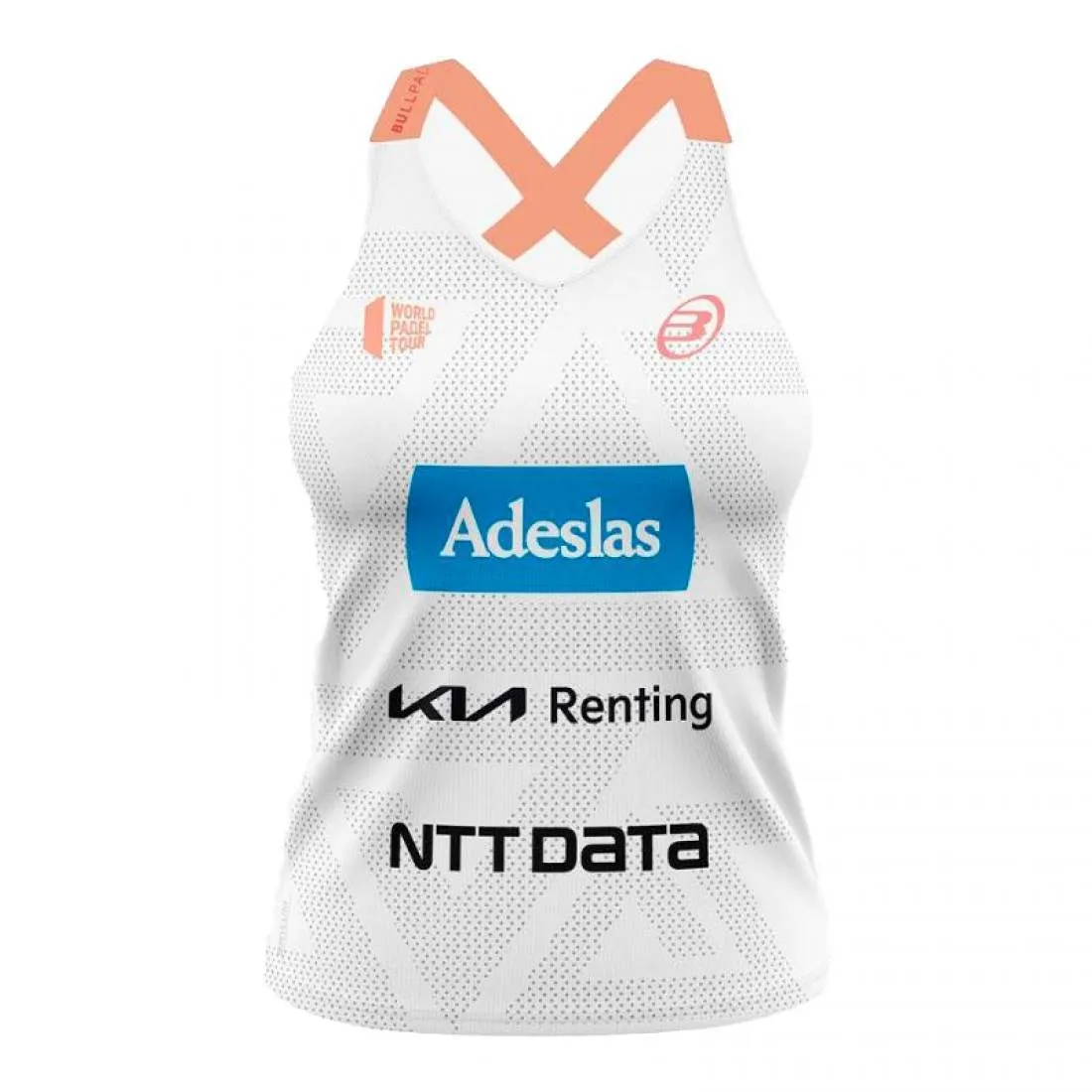 Camiseta Bullpadel Alejandra Salazar WPT Acoda Blanco | Bullpadel