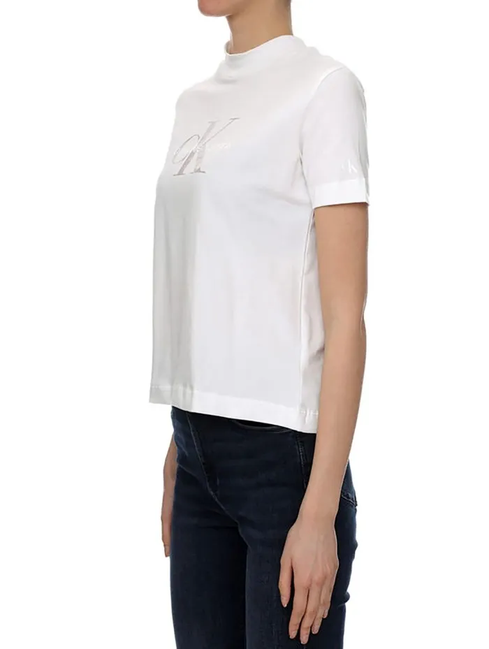 CAMISETA CK GUNMETAL MONOGRAM YAF