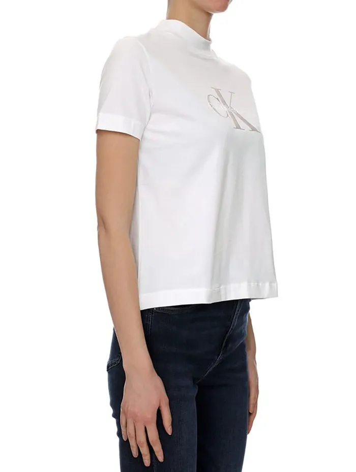 CAMISETA CK GUNMETAL MONOGRAM YAF