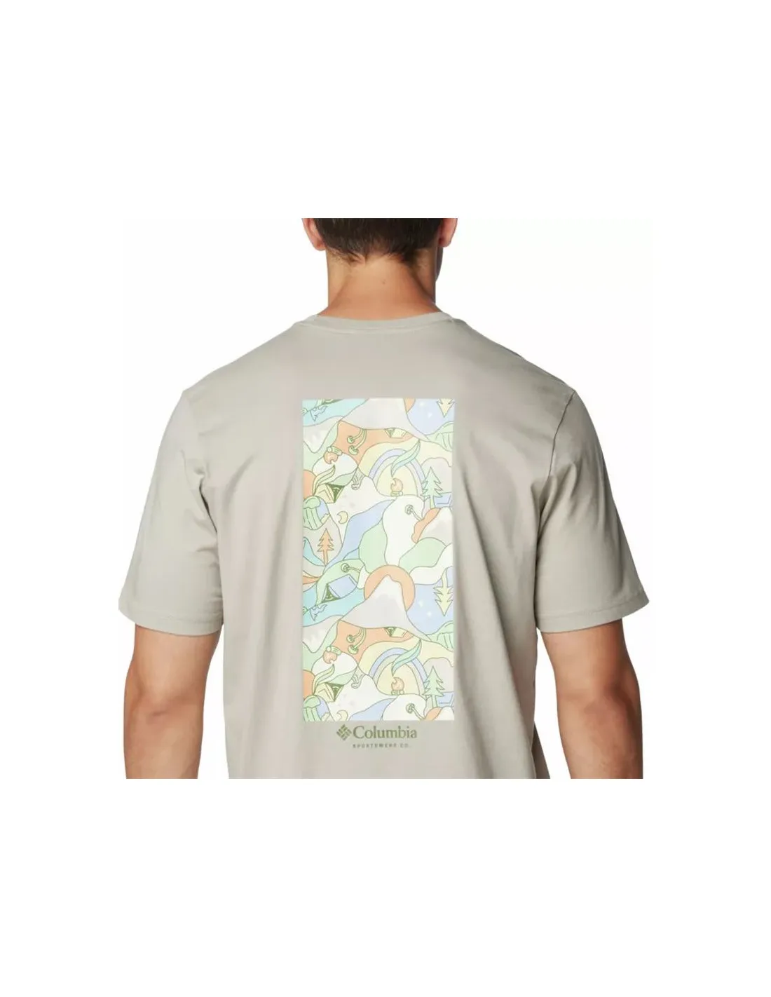 Camiseta Columbia Explorers Canyon™ Back Hombre Gris