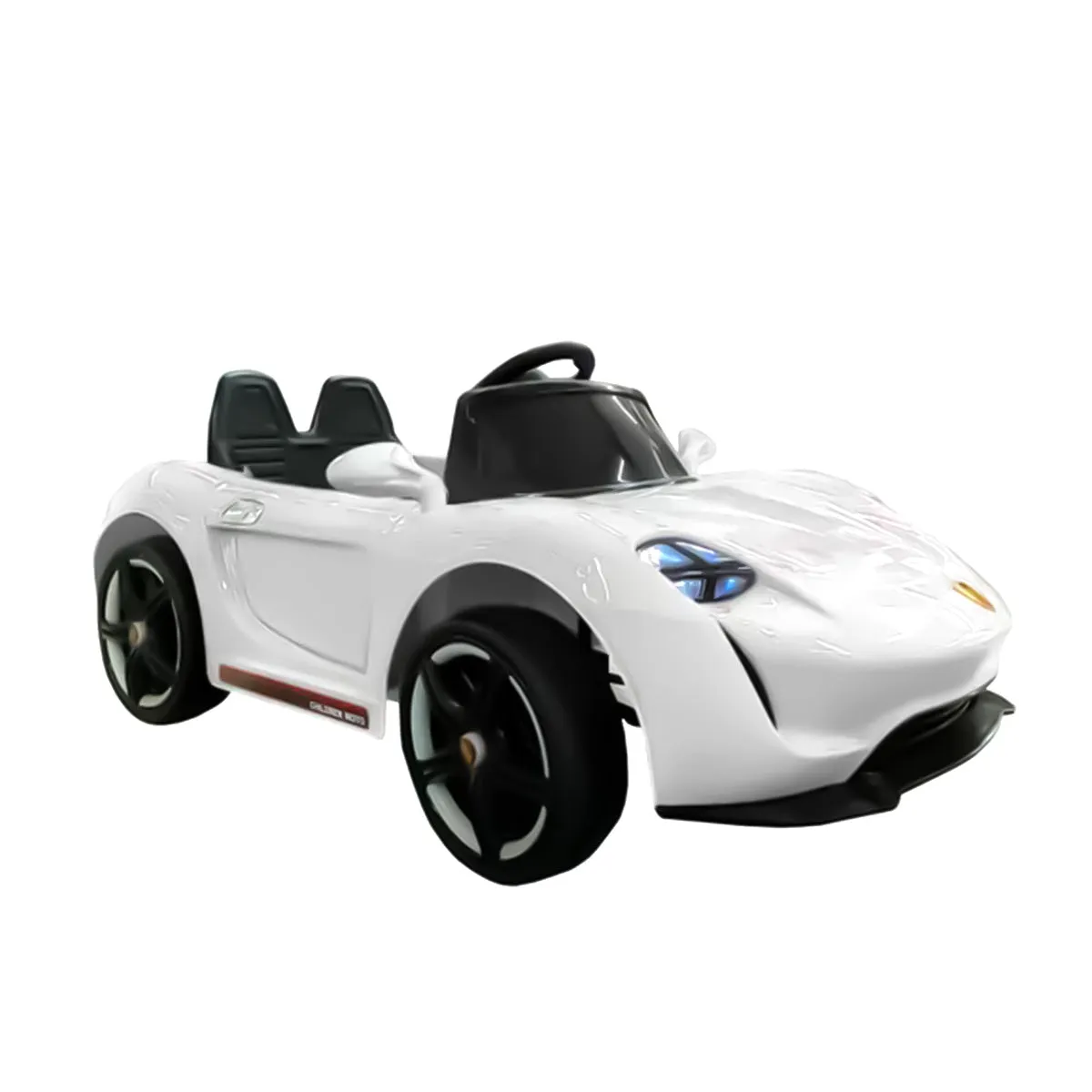 Carrito Eléctrico para Nios, color Blanco