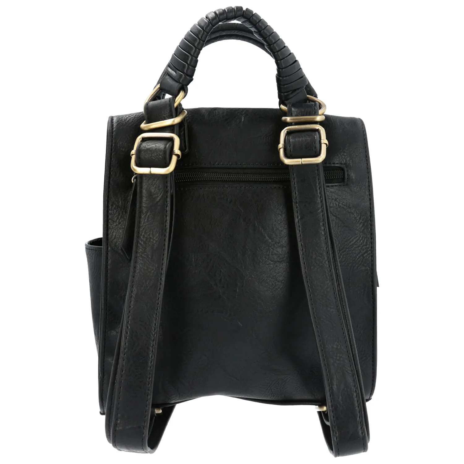 Cartera Mochila Ecocuero Mujer Date I Backbag Negro Hush Puppies