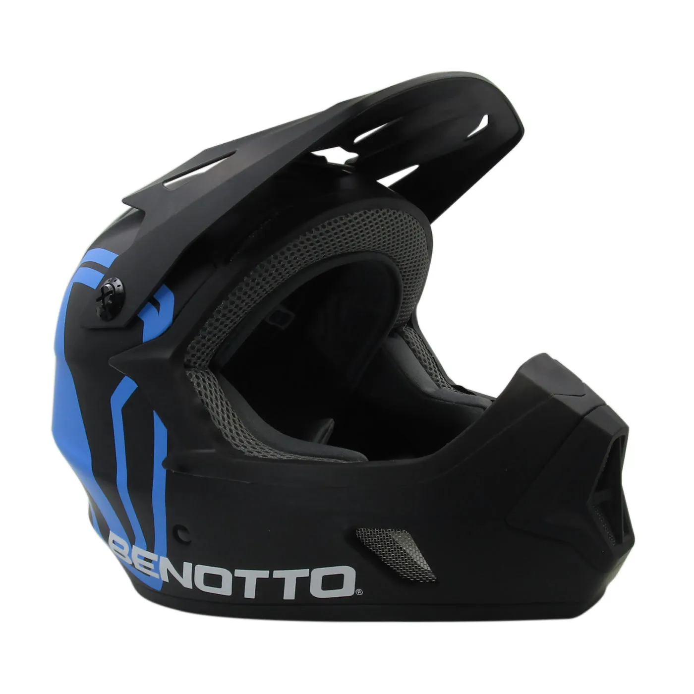 Casco BENOTTO Full Face Negro/Azul Talla: M KS05