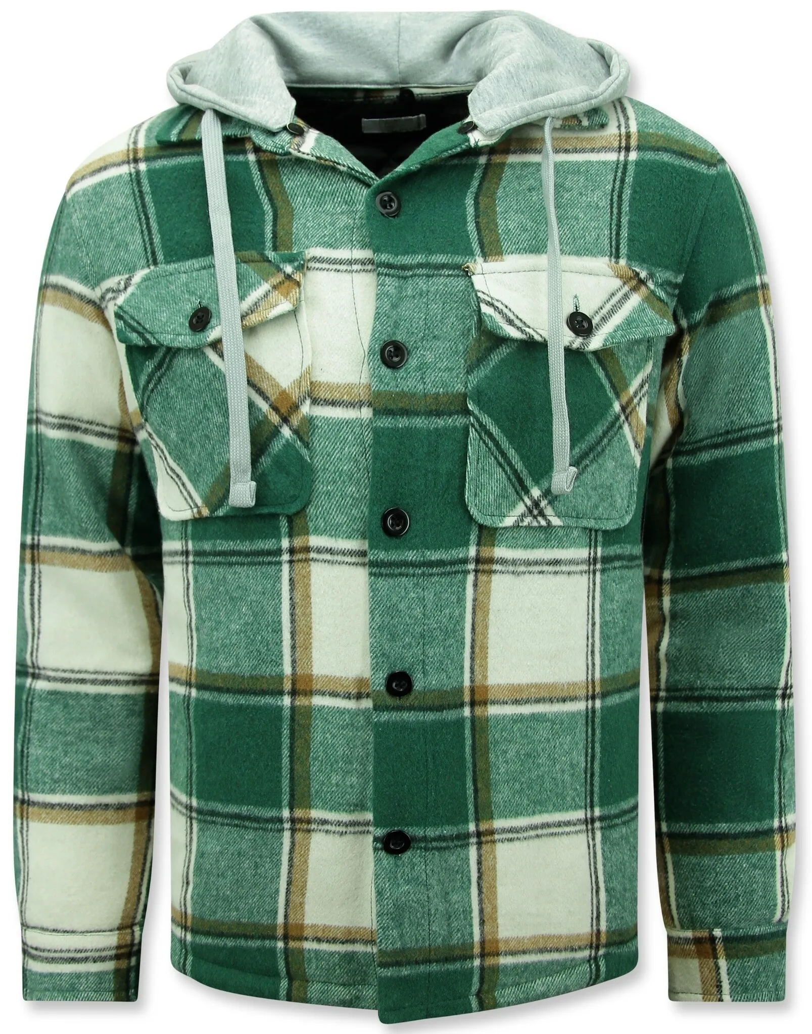CHALECO FORRADO PARA HOMBRE 7969  VERDE