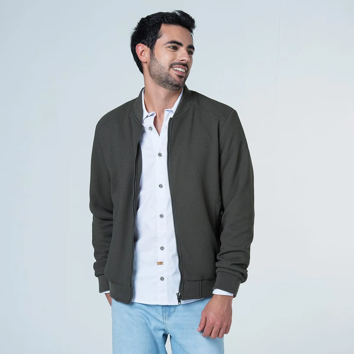 Chaqueta Beisbolera Cuello Neru Zion