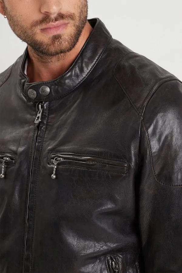 Chaqueta Hombre Daytona Watkins Lamb Ermis Black