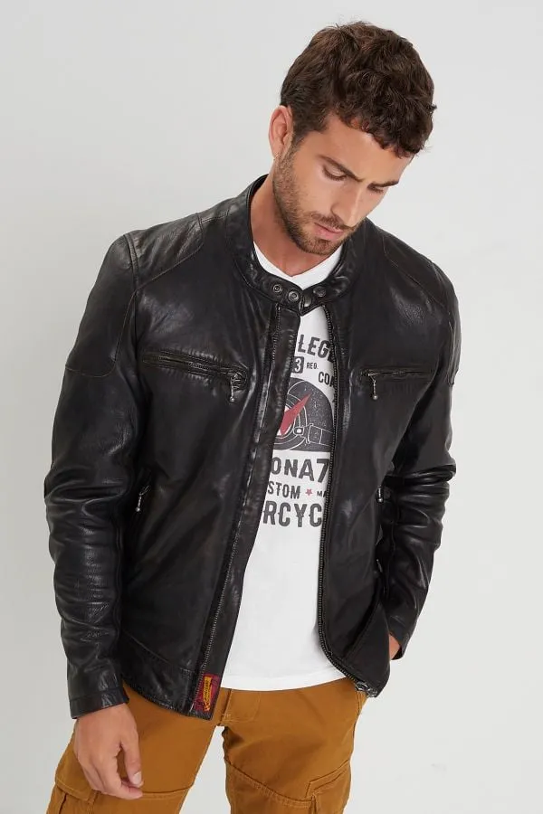 Chaqueta Hombre Daytona Watkins Lamb Ermis Black