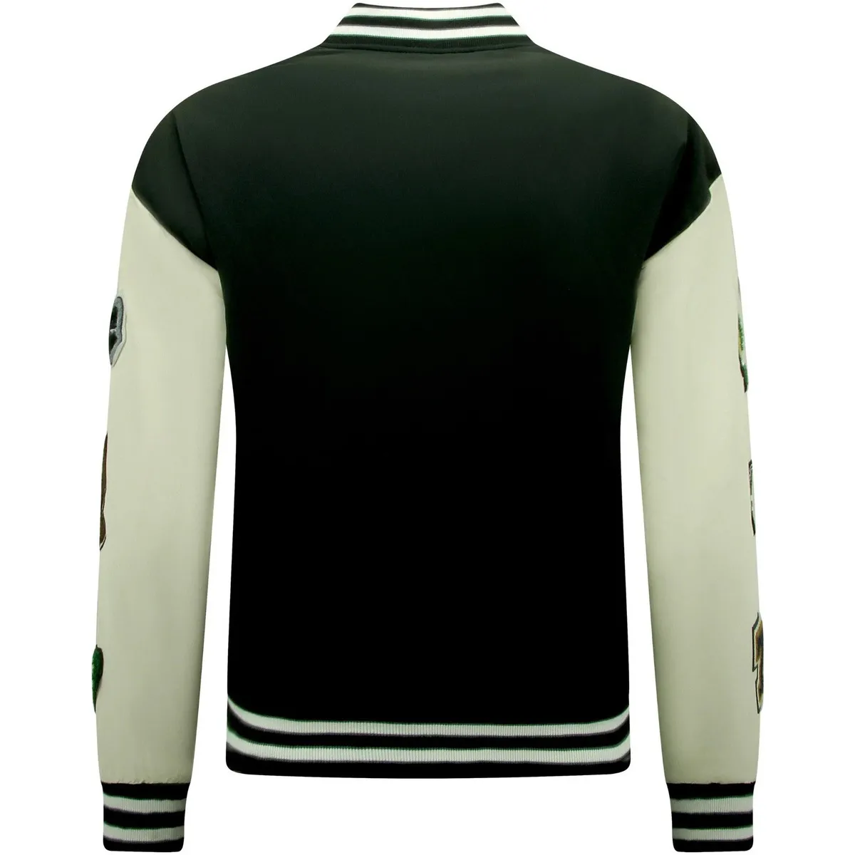 Chaqueta Letterman Oversized Hombre