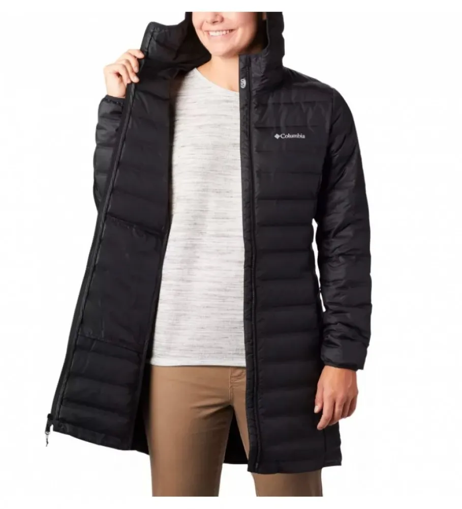 Chaqueta Plumón Larga Lake 22 negro