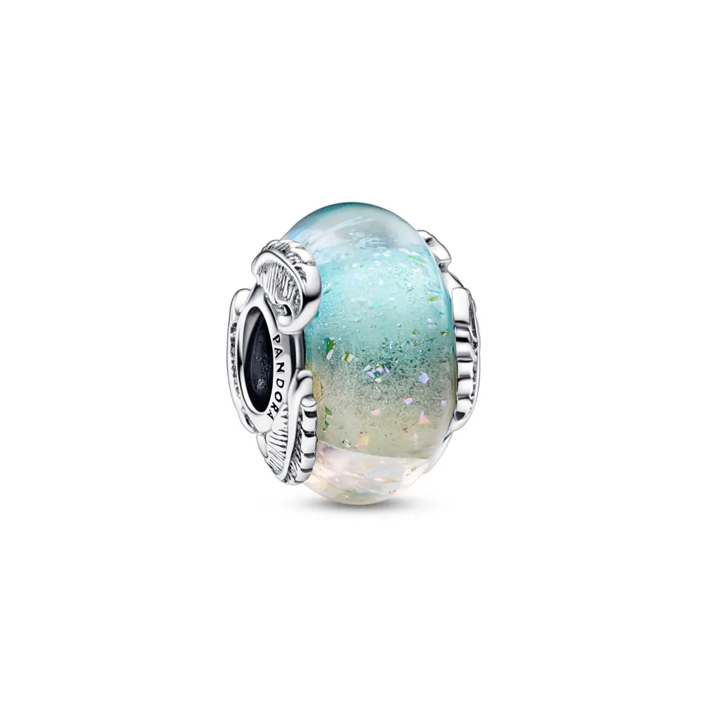 Charm Cristal de murano Pluma Curvada 792577C01