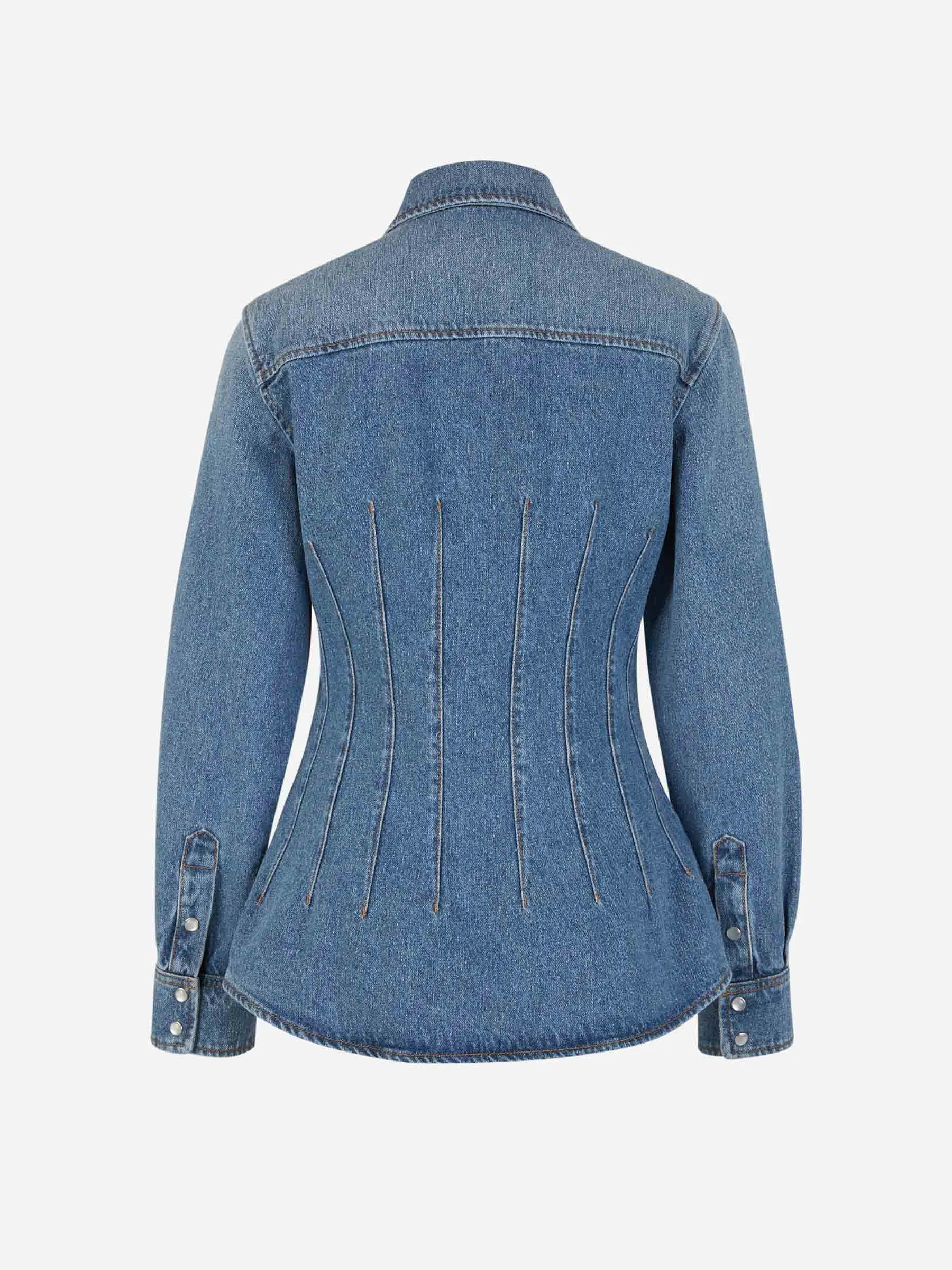 Chloé Sobrecamisa Denim Botones