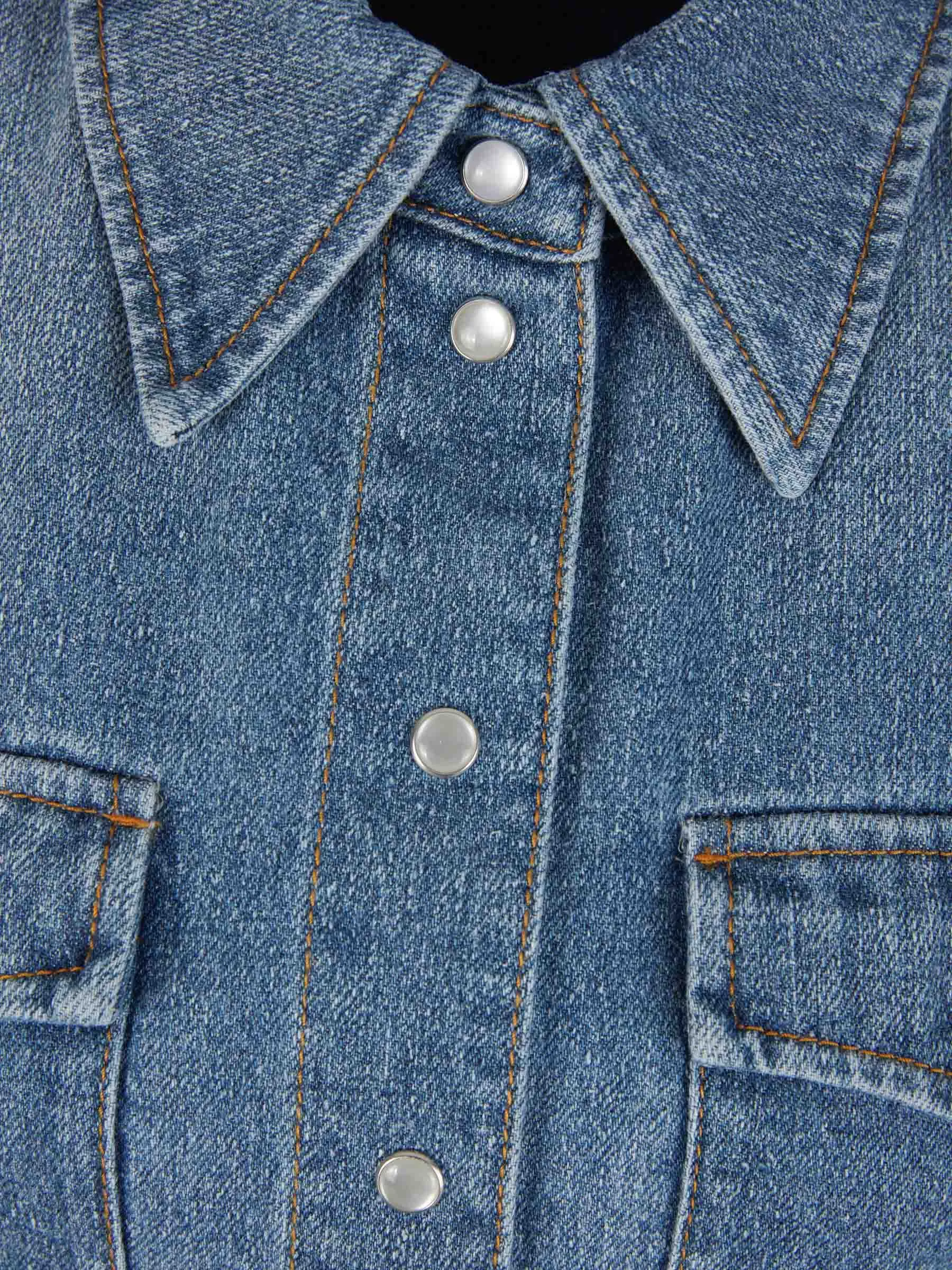 Chloé Sobrecamisa Denim Botones
